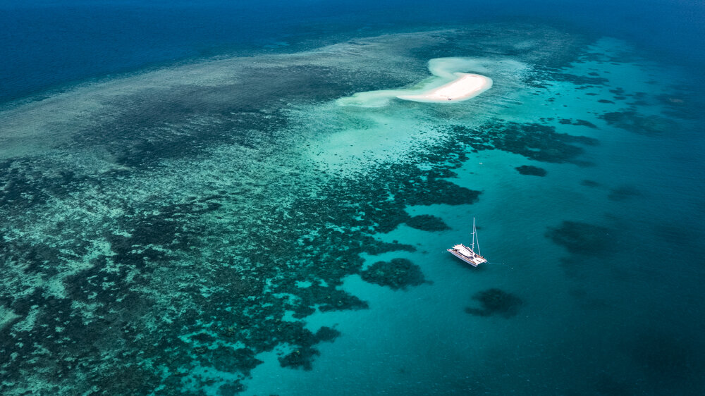 Segelschiff auf dem Great Barrier Reef
