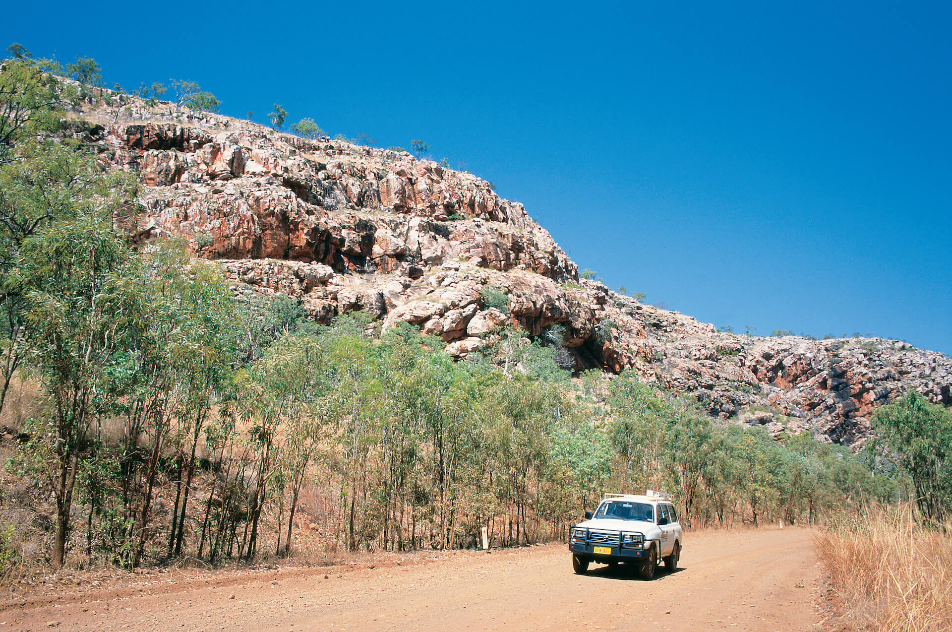 4WD Car On The Gibb River Road Near Macs Jump Up Credit Tourism Western Australia. 