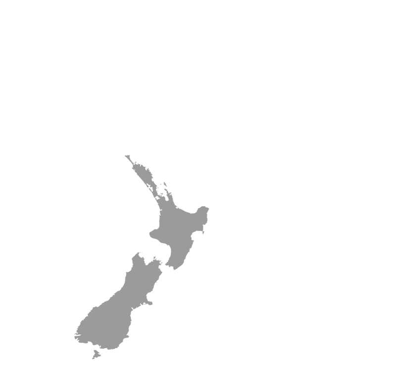 Map from New Zealand